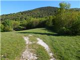 Col - Križna gora above Col